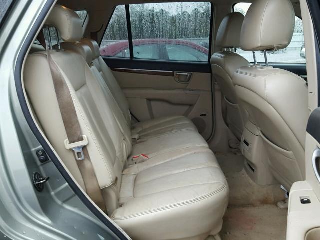 5NMSH13E37H043529 - 2007 HYUNDAI SANTA FE S 绿色 照片 6