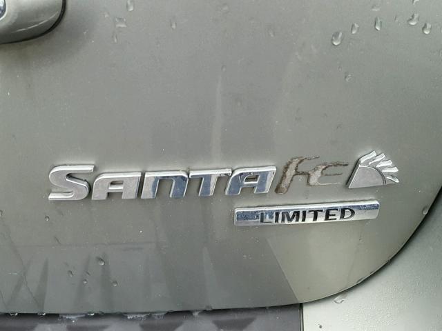 5NMSH13E37H043529 - 2007 HYUNDAI SANTA FE S GREEN photo 9