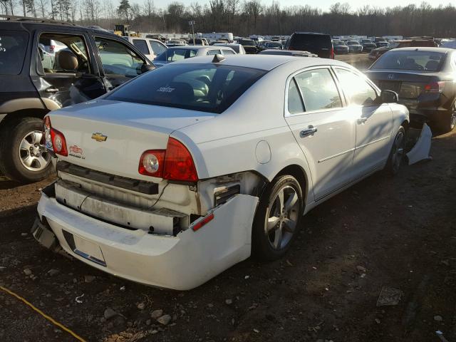 1G1ZC5EU2CF120819 - 2012 CHEVROLET MALIBU 1LT WHITE photo 4