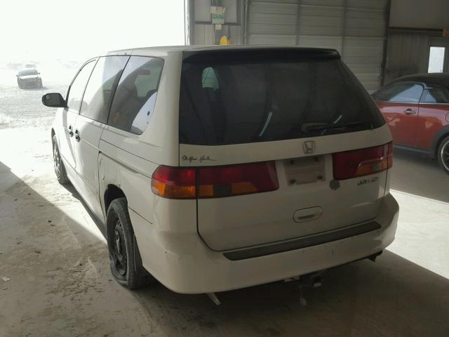 5FNRL18534B075576 - 2004 HONDA ODYSSEY LX WHITE photo 3