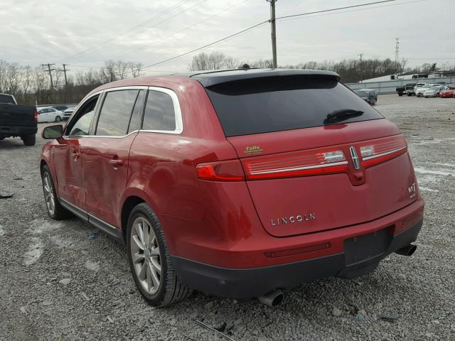 2LMHJ5AT8ABJ12759 - 2010 LINCOLN MKT RED photo 3