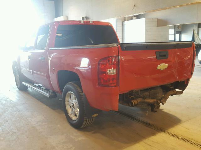 3GCEK13319G137629 - 2009 CHEVROLET SILVERADO RED photo 3