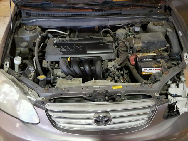 1NXBR32E13Z099459 - 2003 TOYOTA COROLLA CE GRAY photo 7