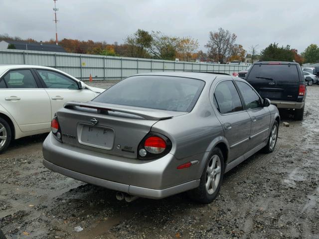 JN1CA31A51T105736 - 2001 NISSAN MAXIMA GXE BEIGE photo 4