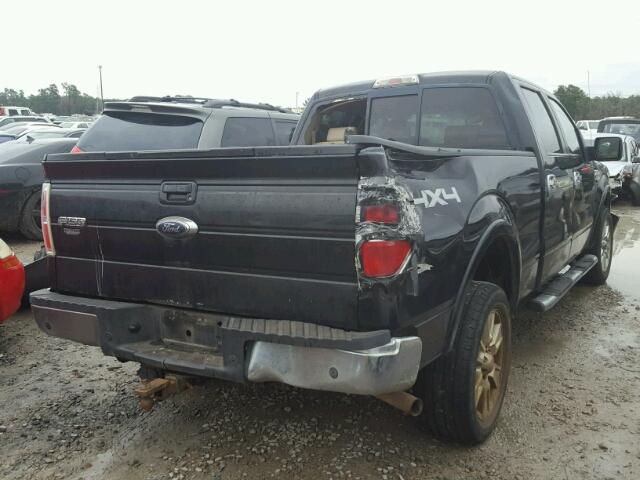 1FTPW14V29FA81229 - 2009 FORD F150 SUPER BLACK photo 4