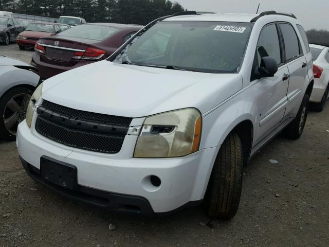 2CNDL13F376091177 - 2007 CHEVROLET EQUINOX LS WHITE photo 2