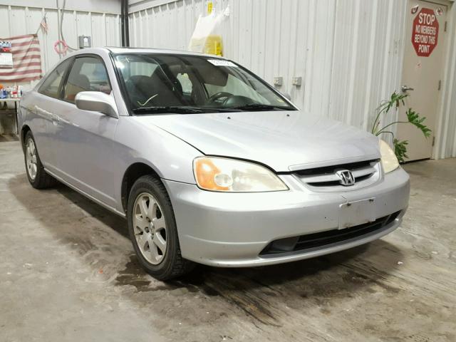 1HGEM22913L007979 - 2003 HONDA CIVIC EX SILVER photo 1