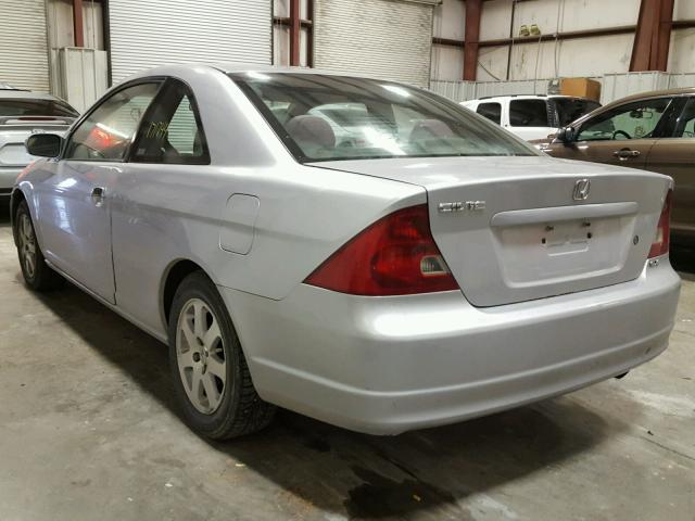 1HGEM22913L007979 - 2003 HONDA CIVIC EX SILVER photo 3