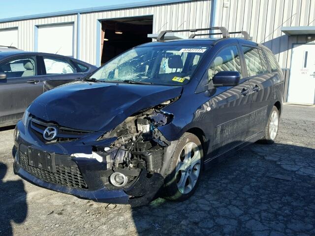 JM1CR293590339328 - 2009 MAZDA 5 BLUE photo 2