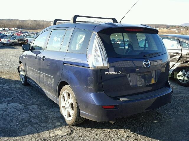 JM1CR293590339328 - 2009 MAZDA 5 BLUE photo 3