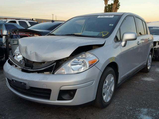 3N1BC1CP8CK242890 - 2012 NISSAN VERSA S SILVER photo 2