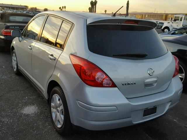 3N1BC1CP8CK242890 - 2012 NISSAN VERSA S SILVER photo 3