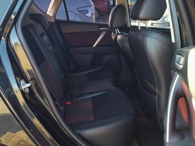 JM1BL1H49A1279392 - 2010 MAZDA SPEED 3 BLACK photo 6