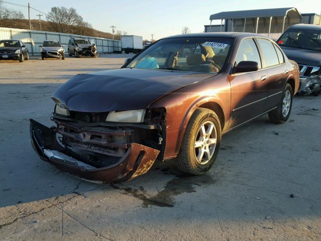 JN1CA21D0WM921646 - 1998 NISSAN MAXIMA GLE MAROON photo 2