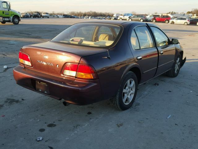 JN1CA21D0WM921646 - 1998 NISSAN MAXIMA GLE MAROON photo 4