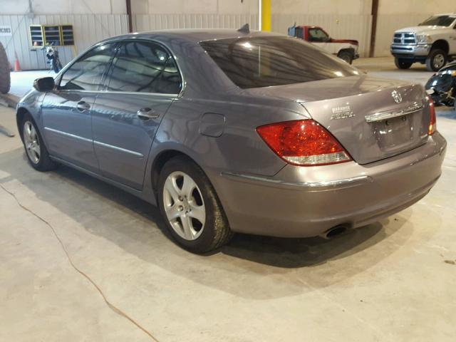 JH4KB16555C012662 - 2005 ACURA RL ნაცრისფერი ფოტო 3