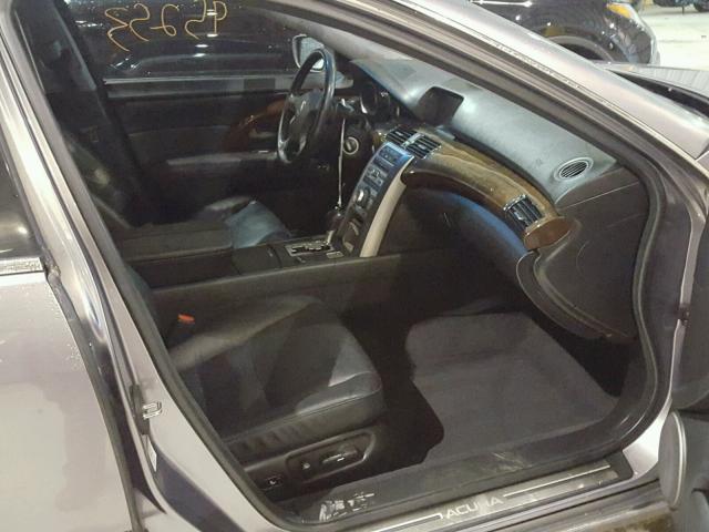 JH4KB16555C012662 - 2005 ACURA RL ნაცრისფერი ფოტო 5