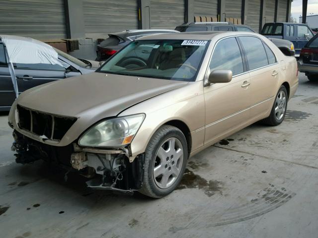 JTHBN36F540129895 - 2004 LEXUS LS 430 TAN photo 2