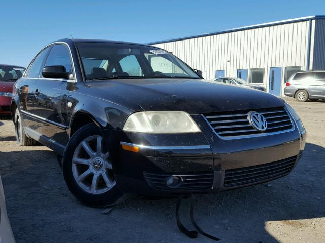 WVWPD63BX4E061304 - 2004 VOLKSWAGEN PASSAT GLS BLACK photo 1