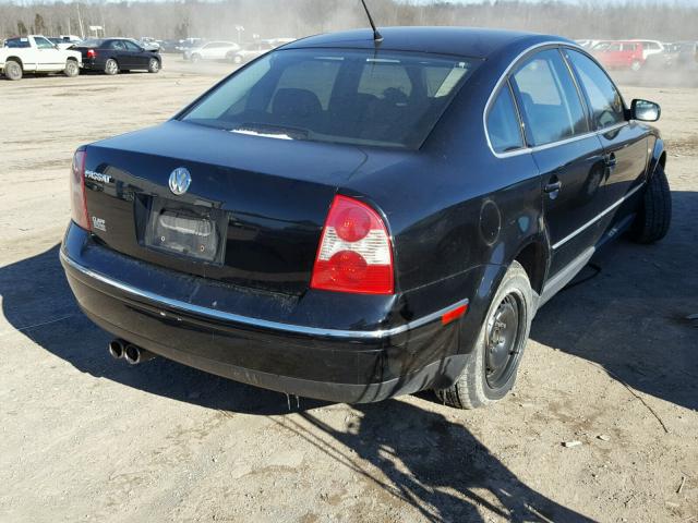 WVWPD63BX4E061304 - 2004 VOLKSWAGEN PASSAT GLS BLACK photo 4