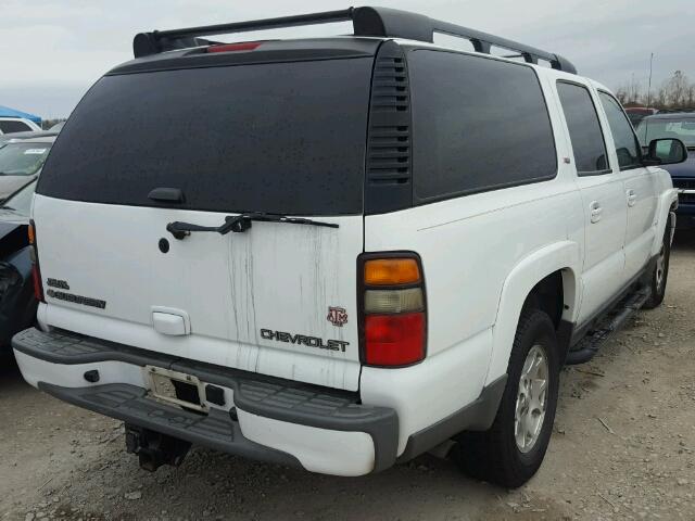 3GNFK16ZX5G256379 - 2005 CHEVROLET SUBURBAN K WHITE photo 4