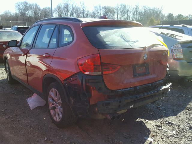 WBAVL1C51EVY16975 - 2014 BMW X1 XDRIVE2 ORANGE photo 3