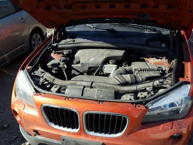 WBAVL1C51EVY16975 - 2014 BMW X1 XDRIVE2 ORANGE photo 7