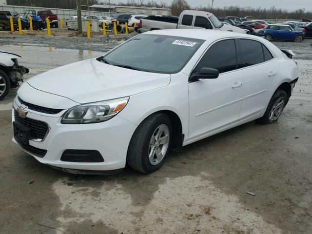 1G11B5SL6FF204061 - 2015 CHEVROLET MALIBU LS WHITE photo 2