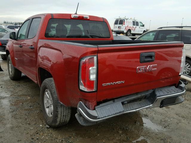 1GTG5AEA5F1129426 - 2015 GMC CANYON RED photo 3