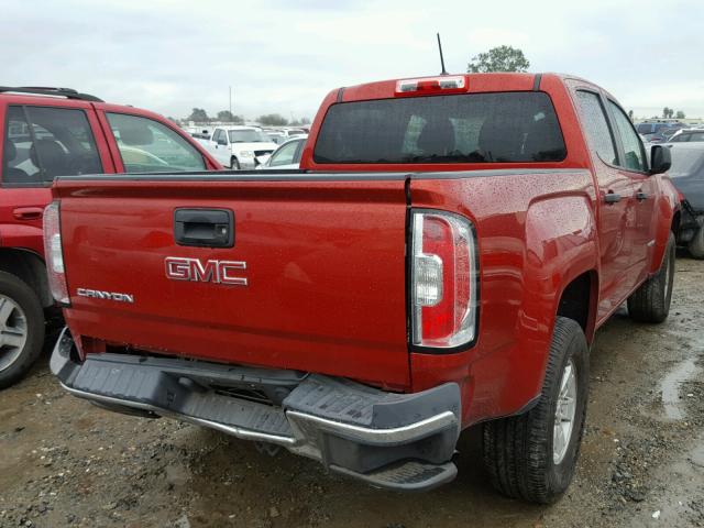 1GTG5AEA5F1129426 - 2015 GMC CANYON RED photo 4