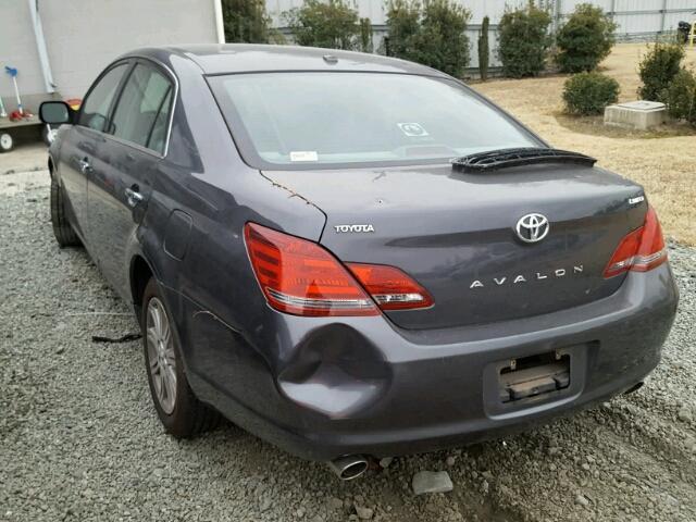 4T1BK36B29U349174 - 2009 TOYOTA AVALON XL GRAY photo 3