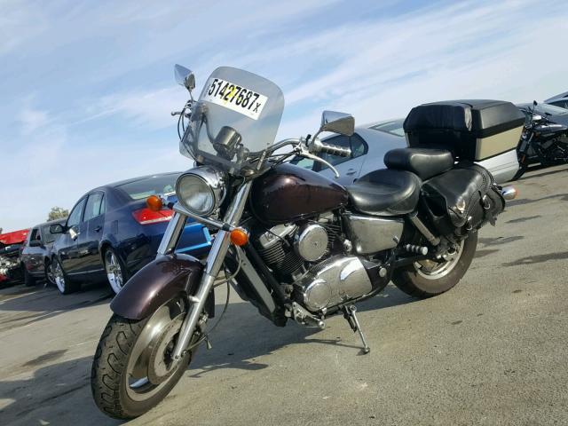 1HFSC431XYA000191 - 2000 HONDA VT1100 C2 BURGUNDY photo 2