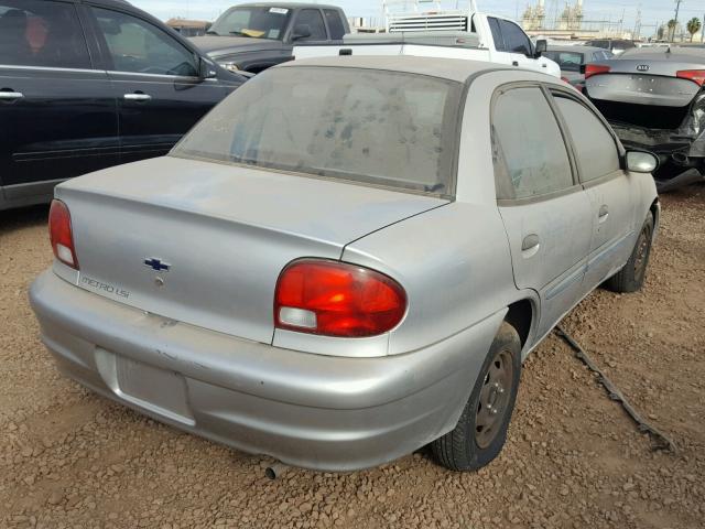 2C1MR522916715903 - 2001 CHEVROLET METRO LSI SILVER photo 4