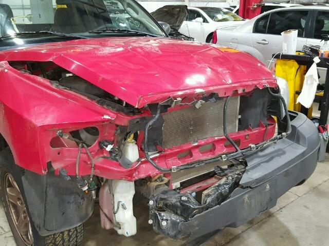 1D7HE22K27S228312 - 2007 DODGE DAKOTA ST RED photo 9