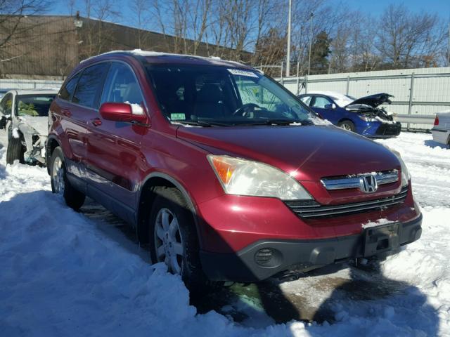 5J6RE487X8L018379 - 2008 HONDA CR-V EXL RED photo 1