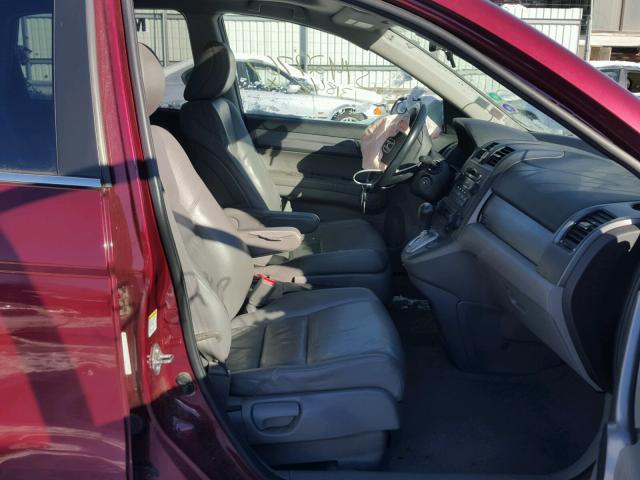 5J6RE487X8L018379 - 2008 HONDA CR-V EXL RED photo 5