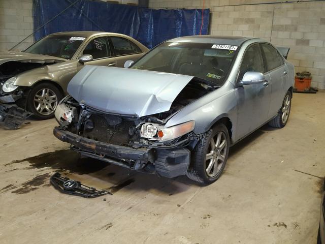 JH4CL96985C022556 - 2005 ACURA TSX BLUE photo 2