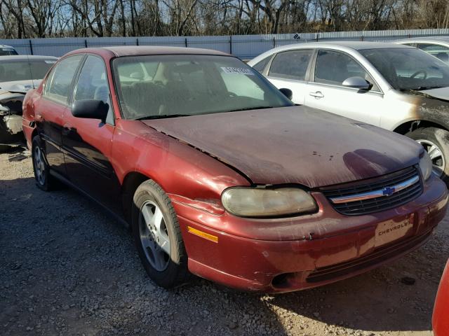 1G1ND52J02M654627 - 2002 CHEVROLET MALIBU MAROON photo 1