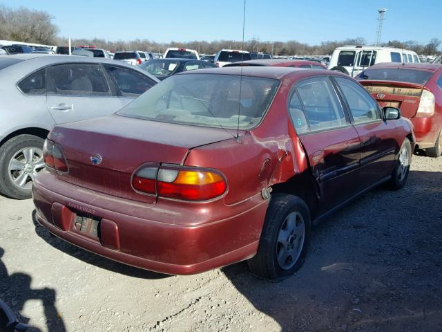 1G1ND52J02M654627 - 2002 CHEVROLET MALIBU MAROON photo 4