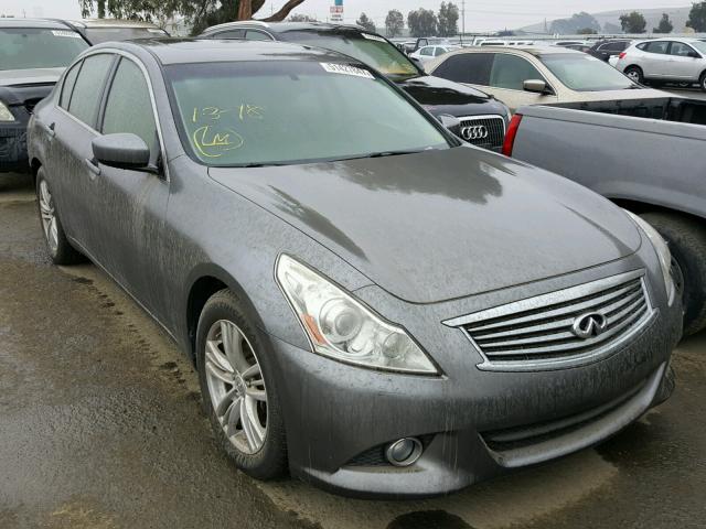 JN1CV6AP1BM504195 - 2011 INFINITI G37 BASE GRAY photo 1