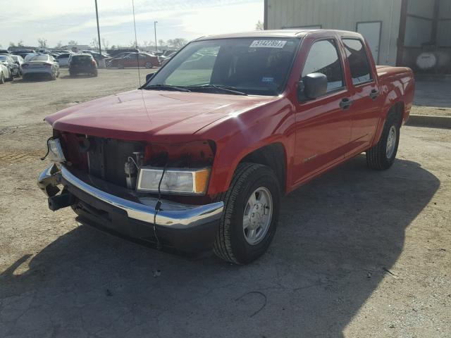 1GCCS136948149530 - 2004 CHEVROLET COLORADO RED photo 2