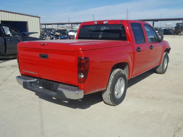 1GCCS136948149530 - 2004 CHEVROLET COLORADO RED photo 4