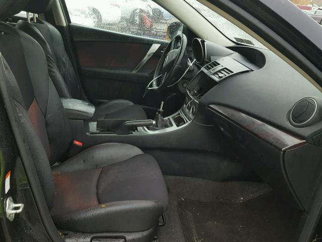JM1BL1H46A1285800 - 2010 MAZDA SPEED 3 BLACK photo 5