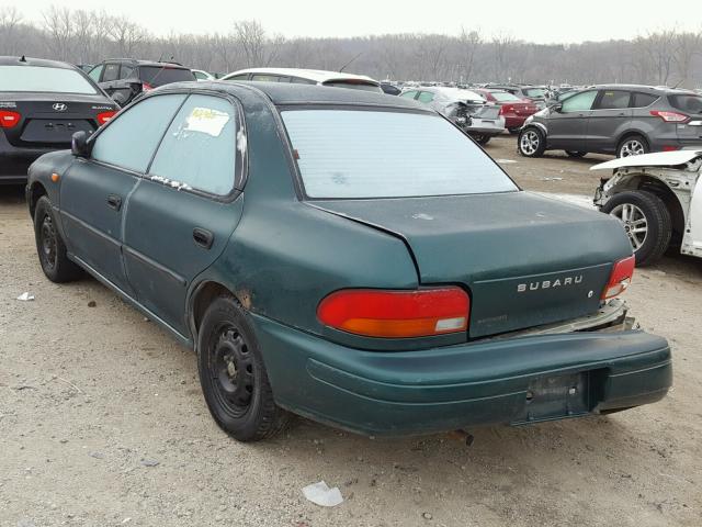 JF1GC2357SK500193 - 1995 SUBARU IMPREZA L GREEN photo 3