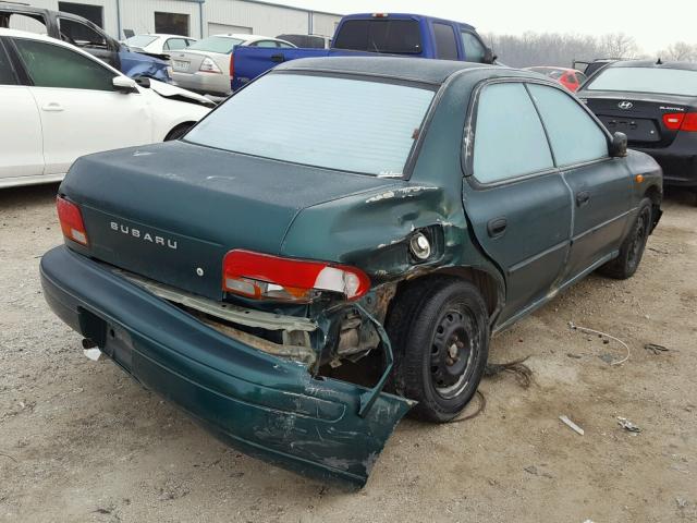 JF1GC2357SK500193 - 1995 SUBARU IMPREZA L GREEN photo 4