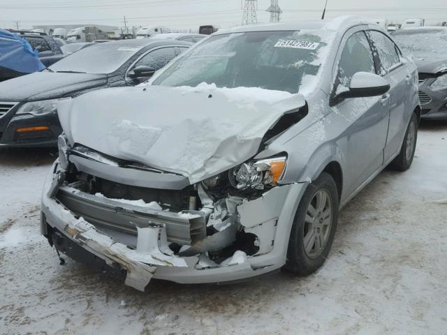 1G1JA5SH0C4203073 - 2012 CHEVROLET SONIC LS SILVER photo 2