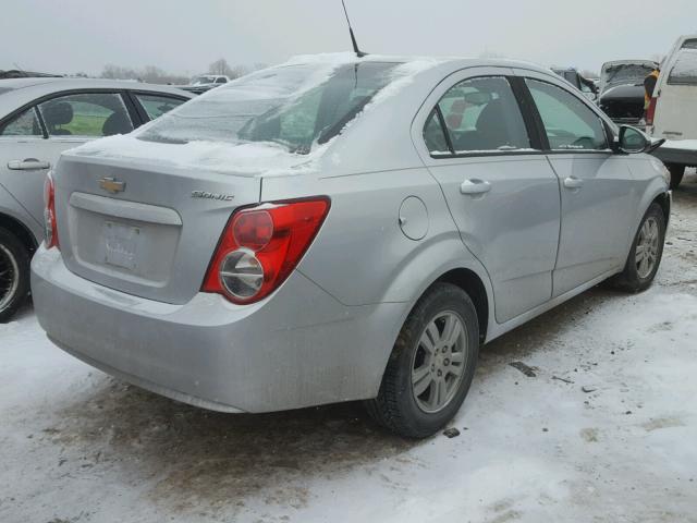 1G1JA5SH0C4203073 - 2012 CHEVROLET SONIC LS SILVER photo 4