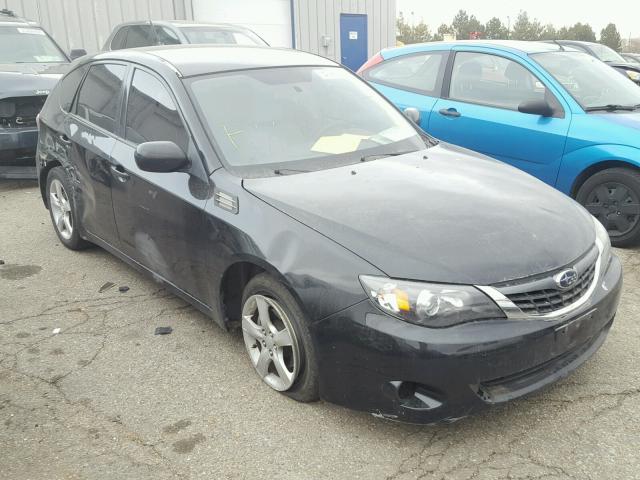 JF1GH61608G800870 - 2008 SUBARU IMPREZA 2. BLACK photo 1