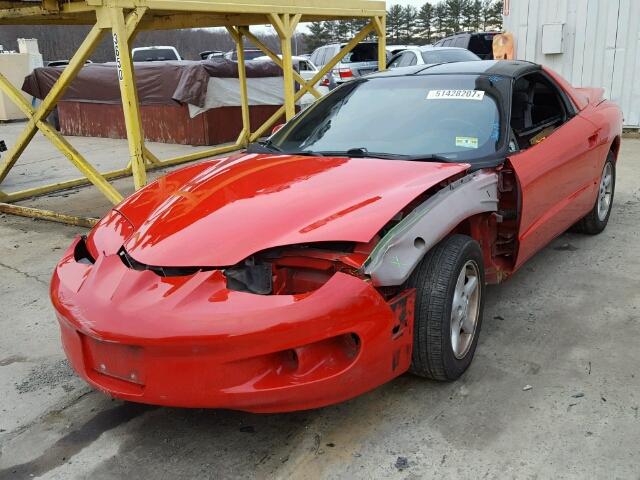 2G2FS22KXY2168421 - 2000 PONTIAC FIREBIRD RED photo 2