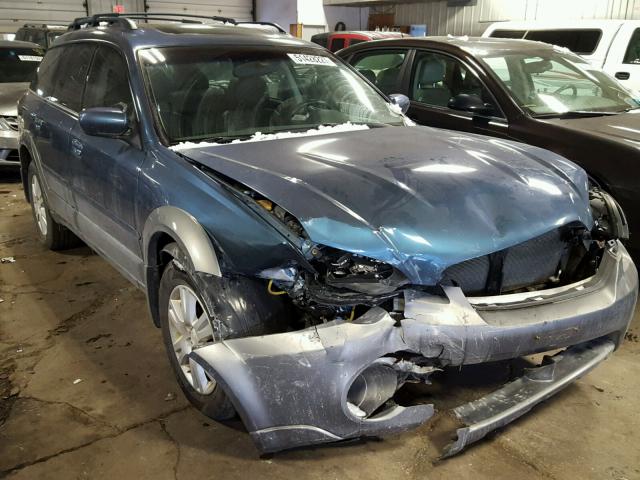 4S4BP62C957356701 - 2005 SUBARU LEGACY OUT BLUE photo 1